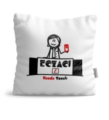 Kişiye Özel Mesleki Eczacı Dekoratif Yastık - 5
