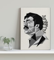 BK Home Müslüm Baba Tasarımlı Kanvas Tablo 30x50cm-4