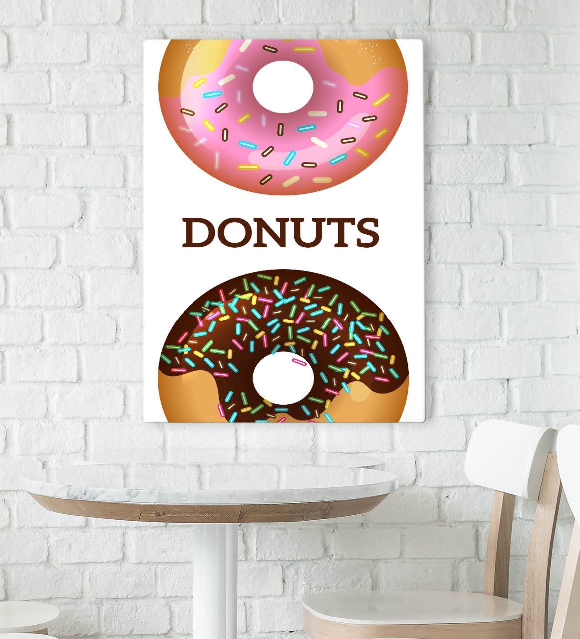BK Gift Cafe & Bar & Restaurant Konseptli Kanvas Tablo 70x100cm-24