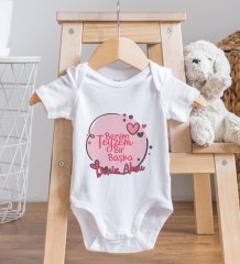 BK Kids İsimli Teyzem Bir Başka Tasarımlı Bebek Body Zıbın - Model 1