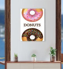 BK Gift Cafe & Bar & Restaurant Konseptli Kanvas Tablo 30x50cm-24