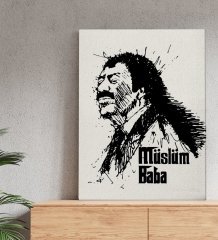 BK Home Müslüm Baba Tasarımlı Kanvas Tablo 50x70cm-3