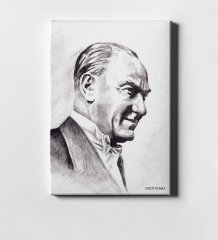 Kişiye Özel Atatürk Kanvas Tablo (50 x 70 cm.) 20