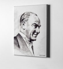 Kişiye Özel Atatürk Kanvas Tablo (50 x 70 cm.) 20