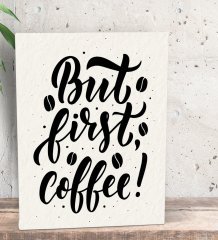 BK Gift Coffee Tasarımlı Dekoratif Mini Kanvas Tablo 15x20cm-46
