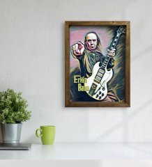 BK Home Erkin Baba Tasarımlı Doğal Masif Ahşap Çerçeveli Tablo 45x65cm-3