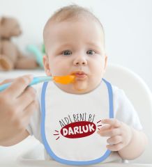 BK Kids Darlama Beni ve Darluk Tasarımlı 2’li Mavi Mama Önlüğü-1