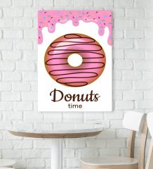 BK Gift Cafe & Bar & Restaurant Konseptli Kanvas Tablo 70x100cm-22