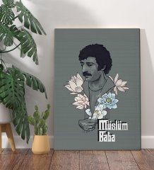 BK Home Müslüm Baba Tasarımlı Kanvas Tablo 70x100cm-1