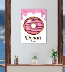 BK Gift Cafe & Bar & Restaurant Konseptli Kanvas Tablo 30x50cm-22