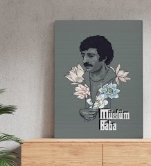 BK Home Müslüm Baba Tasarımlı Kanvas Tablo 50x70cm-1