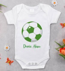 BK Kids Kişiye Özel Fotoğraflı Bebek Yastık ve Bebek Body Zıbın Hediye Seti - Model 1.5