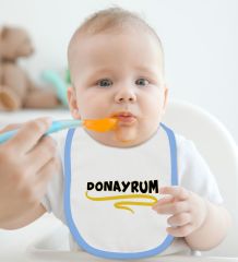 BK Kids Az Baa Bak ve Donayrum Tasarımlı 2’li Mavi Mama Önlüğü-1