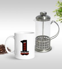 Kişiye Özel 1 Sınıf Baba Tasarımlı Kupa & French Press Seti-1