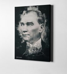 Kişiye Özel Atatürk Kanvas Tablo (50 x 70 cm.) 14