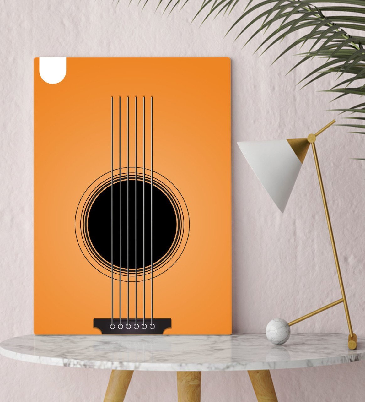 BK Gift Gitar Tasarımlı Kanvas Tablo 30x50cm-3