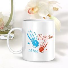 Kişiye Özel Beyaz Kupa Bardak (Babalar Günü Temalı) 002