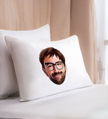 BK Gift Kişiye Özel Karikatürlü Pamuklu Yastık Kılıfı ve Göz Bandı Uyku Seti-1, Tasarım Ev Tekstili, Uyku Bandı, Ev Hediyesi