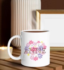 BK Gift Anneler Günü Tasarımlı Beyaz Kupa Bardak Anneye Hediye , Anneler Günü Hediyesi-3
