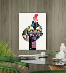 BK Gift Cafe & Bar & Restaurant Konseptli Kanvas Tablo 50x70cm-18