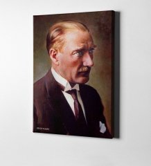 Kişiye Özel Atatürk Kanvas Tablo (50 x 70 cm.) 4