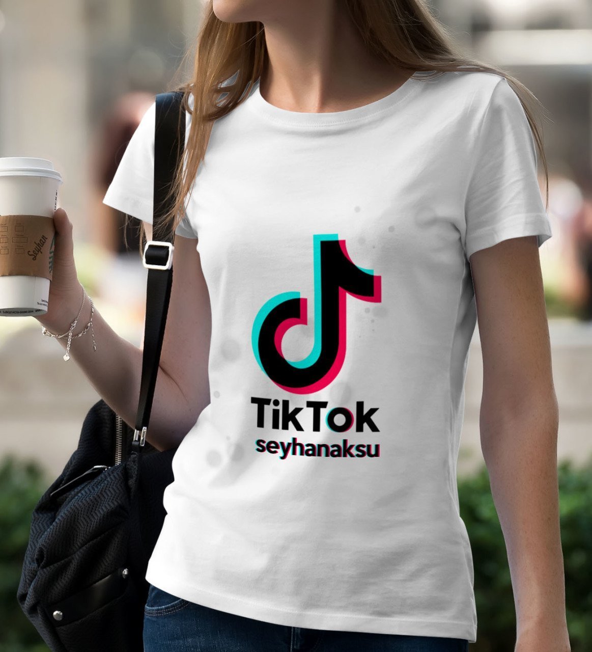 Kişiye Özel TikTok Bayan Tişört - 1