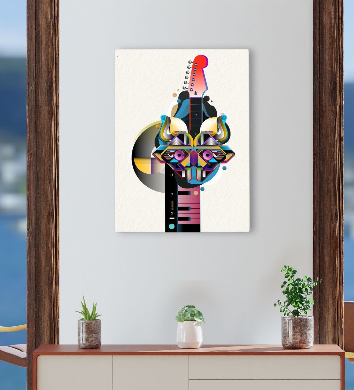 BK Gift Cafe & Bar & Restaurant Konseptli Kanvas Tablo 30x50cm-18