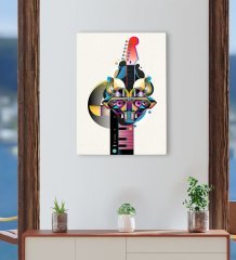 BK Gift Cafe & Bar & Restaurant Konseptli Kanvas Tablo 30x50cm-18