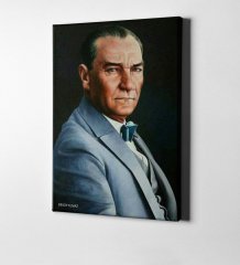 Kişiye Özel Atatürk Kanvas Tablo (50 x 70 cm.) 3