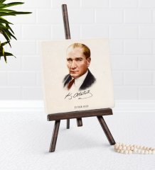 Kişiye Özel Atatürk Temalı Şovaleli Doğal Taş-12