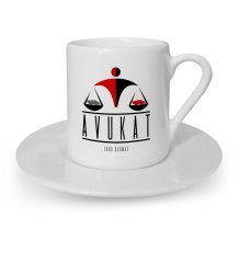 Kişiye Özel Mesleki Avukat Türk Kahvesi Fincanı - 8
