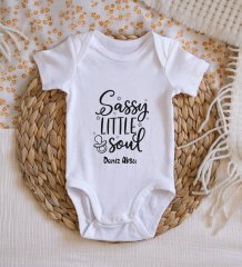 BK Kids İsimli Sassy Little Soul Tasarımlı Bebek Body Zıbın - Model 1
