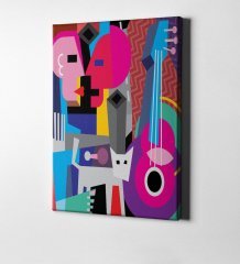 Modern Sanat Kanvas Tablo (50 x 70 cm.) 15