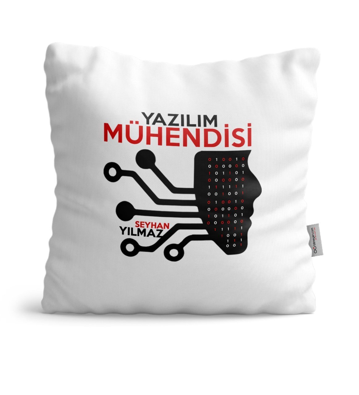 Kişiye Özel Mesleki Yazılım Mühendisi Dekoratif Yastık - 2
