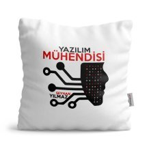 Kişiye Özel Mesleki Yazılım Mühendisi Dekoratif Yastık - 2