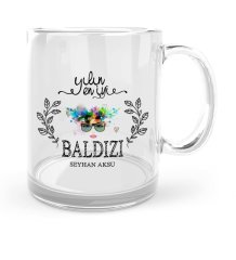 Kişiye Özel Yılın En İyi Baldızı Cam Kupa Bardak