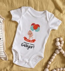 BK Kids İsimli Mekanın Sahibi Geliyor Tasarımlı Bebek Body Zıbın - Model 1