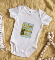 BK Kids Trakya Kızanı Tasarımlı Beyaz Bebek Body Zıbın-3