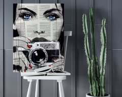BK Home Photographer Girl Tasarımlı Kanvas Tablo 50x70cm-1