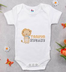 BK Kids Trakya Kızanı Tasarımlı Beyaz Bebek Body Zıbın-2