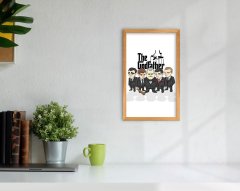BK Home Godfather Baba Tasarımlı Dekoratif Retro Ahşap Tablo-22