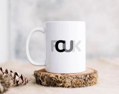 BK Gift Fcuk Tasarımlı Beyaz Kupa Bardak Arkadaşa Hediye , Doğum Günü Hediyesi-8
