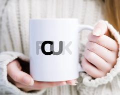 BK Gift Fcuk Tasarımlı Beyaz Kupa Bardak Arkadaşa Hediye , Doğum Günü Hediyesi-8