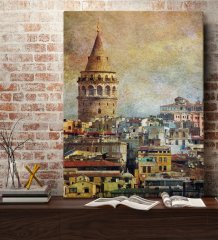 BK Gift Galata Kulesi Kanvas Tablo 70x100cm-3