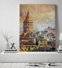 BK Gift Galata Kulesi Kanvas Tablo 50x70cm-3