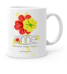 Kişiye Özel Anne Anlamı Beyaz Kupa Bardak - 11