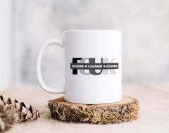 BK Gift Fcuk Tasarımlı Beyaz Kupa Bardak Arkadaşa Hediye , Doğum Günü Hediyesi-3