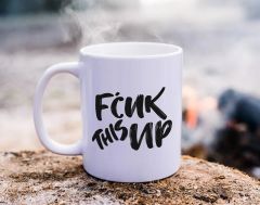 BK Gift Fcuk Tasarımlı Beyaz Kupa Bardak Arkadaşa Hediye , Doğum Günü Hediyesi-2