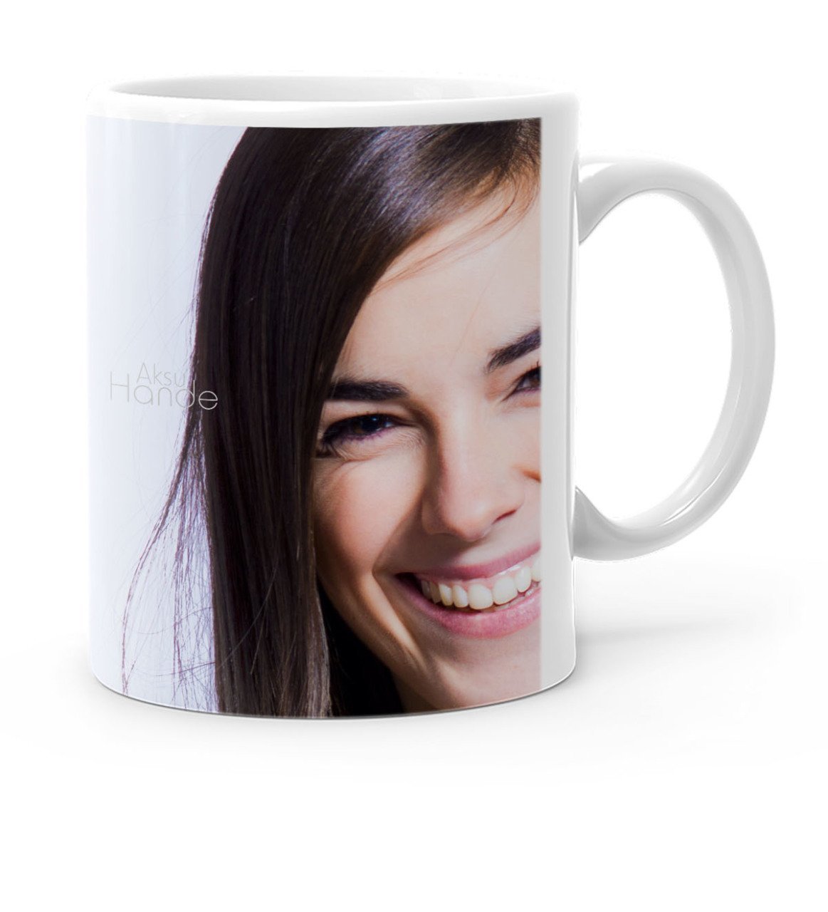 Kişiye Özel Face Mug Beyaz Kupa Bardak - 8