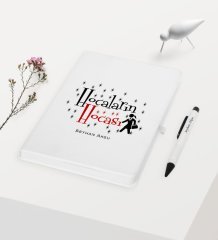 Kişiye Özel Hocaların Hocası Temalı Beyaz Defter Kalem Hediye Seti - 2